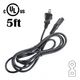 PwrON 5ft UL AC Power Cord Cable Lead for Sony 1-751-676-11 1-751-815-11 CFD-600 PwrON 5ft UL AC Power Cord Cable Lead for Sony 1-751-676-11 1-751-815-11 CFD-600
