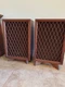 Pioneer Model CS-55 Vintage Standing Wood Grain Speakers Working