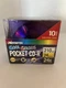 Memorex COOL COLORS 210MB 24-Minute 24x Multi Speed Pocket CD-R Media 10 Pk