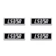 LS3/5A Speaker Grill logo Badge for Rogers Custom 30mm(1.18")X10mm(0.39")