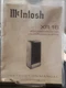 McIntosh XR 16 Isoplanar Radiator Loudspeaker System with Fuses-FREE SHIPPING!