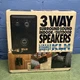 NOS New 90s KLH Model 403a 3 Way Surround Sound Indoor/Outdoor Speakers 4" 40w