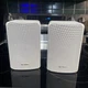 Pair Realistic Optimus Pro 7 White 7 &times; 4.5" Bookshelf Speakers Model 40-2058