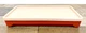 Vintage - Tupperware #1292 & 1293 Hot Dog Storage Keeper-  Red 10" x 6" TU102