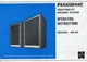 Panasonic High-Fidelity Speaker System operating instructions Model SB-66