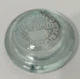 Rare 1898 Columbia Aqua Glass Bottle Lid in Near Mint Condition - 2 1/8" x 3/4"