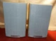 VTG Kenwood Bookshelf Speakers LS-M32-S Blonde Vinyl Color Working 30w 6&Omega; Stereo