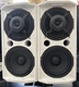 (Pair)COMMUNITY PROFESSIOBAL LOUDSPEAKERS CPL27 TWO-WAY LOUDSPEAKER SYSTEM White