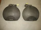 24ii29  PAIR OF AIWA SPEAKERS, SX-4275, 8 OHM 40 WATT, 8" X 6-1/2" X 4" +/-, VGC