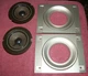 PAIR VINTAGE 70s PIONEER 3" TWEETER 125471 REMOVED FROM WORKING PR. CS-B9000
