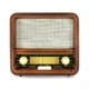Fuse Rad Real Wood Vintage Retro Bluetooth, Radio, Speaker, Wireless Charger