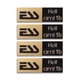 ESS Heil AMT-1b Speaker Logo Badge Emblem 50.5mm(1.99")X15.8mm(0.62") GOLD