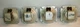 Lot of 4 Vintage ROLA 78C148-12 Closed Back 3.5" Midrange Alnico Speakers 4 Ohms