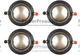4pcs Diaphragm For  EAW 0011776 for MK2394, MK5399, MK5326 Speaker DN14/3003-8