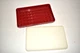 Vintage Tupperware 1292-8 Hot Dog Bacon Deli Meat Keeper Marinade w/Lid Red