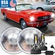 Pair Fit 1965 -1973 Ford Mustang 7 Inch Round Led Headlights Hi/Lo Beam Pair Fit 1965 -1973 Ford Mustang 7 Inch Round Led Headlights Hi/Lo Beam