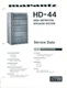 Vintage Marantz Model HD-44 High- Definition Speaker System Service Manual Vintage Marantz Model HD-44 High- Definition Speaker System Service Manual