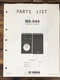 Yamaha NS-044 Speaker Service Manual *Original* Yamaha NS-044 Speaker Service Manual *Original*