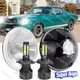 Pair Fit 1965 -1973 Ford Mustang 7” Inch Round Led Headlights Hi/Low Beam Pair Fit 1965 -1973 Ford Mustang 7” Inch Round Led Headlights Hi/Low Beam