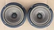 Pair Hitachi 240003 P-15 6&rdquo; Alnico Mid Drivers Speakers 7.1 & 6.9 DCR- HS-1400W