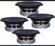 4x B&C 8PE21 8" Midrange Speaker 400 Watts High-Efficiency Pro / Car Woofer 8Ohm