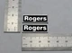 Rogers LS 3/5A Premium Speaker Grill Badge Logo Emblem Premium Silver Pair 