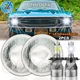 For Ford Mustang*1965-1973 7" Inch LED Headlights w/ DRL Turn Signal Light Pair For Ford Mustang*1965-1973 7" Inch LED Headlights w/ DRL Turn Signal Light Pair
