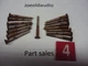 Sansui Model SP-1500 Rear Panel Mounting Screws. 15 Piece Kit. Tested.
