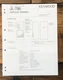 Kenwood JL-786 Speaker Service Manual *Original* Kenwood JL-786 Speaker Service Manual *Original*