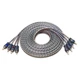 RECOIL RCI417 100% Oxygen Free Copper 17ft 4 Channel RCA Audio Cable Twisted... 