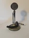 Vintage Astatic D-104 Desktop Microphone Silver T-UG8 Stand Made USA Ham Radio