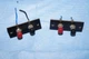 2 Original Sansui Speaker Wire Binding Posts From A SP-200 Speakers