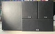 KLH Speaker System W/ Passive Sub Woofer Black Bookshelf Speakers Used Tested 