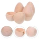 4 Pcs Wooden Hollow Egg Easter Basket Fillers Artificial Fake Eggs