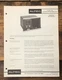Altec Model 771B 771BX Crossover Service Manual *Original* Altec Model 771B 771BX Crossover Service Manual *Original*