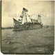 Historic USS Columbia, all dressed up, ca.1898 albumen photo
