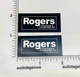 Rogers Studio 1a Speaker Grill Badge Logo Silver Custom Made Aluminum Pair Rogers Studio 1a Speaker Grill Badge Logo Silver Custom Made Aluminum Pair