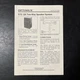 Radio Shack Manual Optimus STS-126 Two Way Speaker System Instructions [M1]