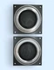 Pair JVC HSA1099-01BCS Midrange Speaker Drivers - Original JVC Zero 6 - 8 Ohm