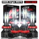 For 2008-2014 Cadillac CTS Sedan 6x 6000K LED Headlight Bulbs Hi/Low + Fog Light