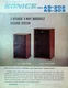 Sonics AS-202 AS-303 Bookshelf Speaker System Ad Sheet 1970s Sonics AS-202 AS-303 Bookshelf Speaker System Ad Sheet 1970s