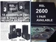 Roger Sound Labs RSL 3600s ELANs NEVADA 6600 THEATER 2600 SPEAKERS COME TO HEAR