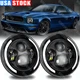 For Ford Mustang 1965-1973 7" Inch LED Headlights w/ DRL Turn Signal Light Pair For Ford Mustang 1965-1973 7" Inch LED Headlights w/ DRL Turn Signal Light Pair