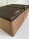 Vtg DLK Acoustical Modular 1 Pair Of 2 Way Loudspeakers Made In USA Wood Vtg DLK Acoustical Modular 1 Pair Of 2 Way Loudspeakers Made In USA Wood