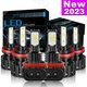For 2008-2014 Cadillac CTS Sedan 6x 6000K LED Headlight Bulbs Hi/Low + Fog Light