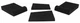 Pair Foam Isolation Pads For Polk Audio RTI A1 Bookshelf Speakers Pair Foam Isolation Pads For Polk Audio RTI A1 Bookshelf Speakers