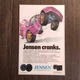 1989 Print Ad Jensen JCX226 Car Stereo Speakers Pink Cartoon Car Promo Art