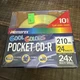 Memorex 10 Pack Cool Colors Pocket CD-R (210MB/24Min./Up To 24x Multi Speed)