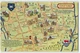 OXFORD England Map Manchester Trinity Queen's College 1960s Vintage Postcard OXFORD England Map Manchester Trinity Queen's College 1960s Vintage Postcard