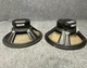 Bozak B-199AC Woofer Pair 8 Ohm Ceramic Magnet Speakers - Black